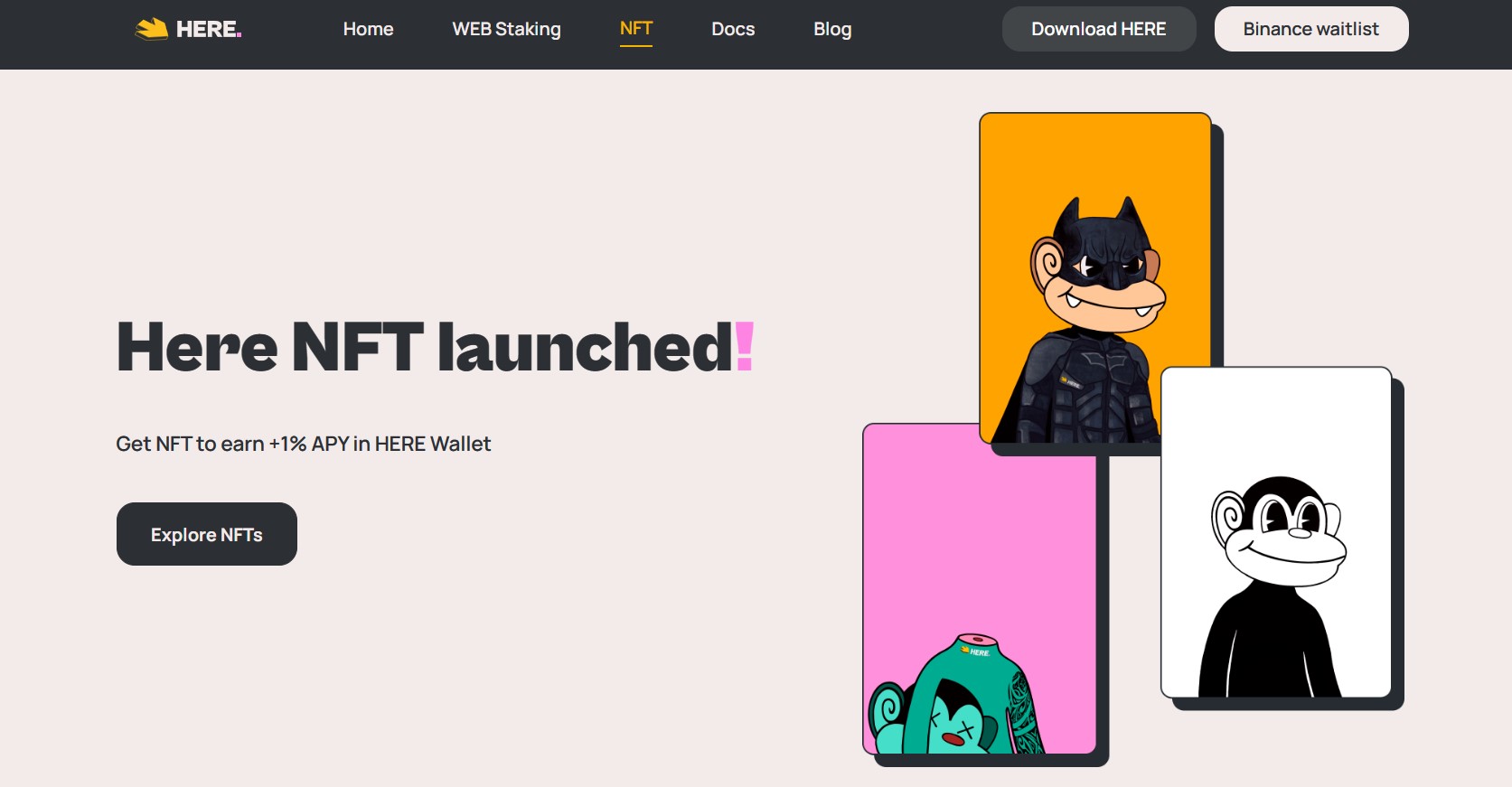 HEREWallet là ví dành cho dân đam mê NFT